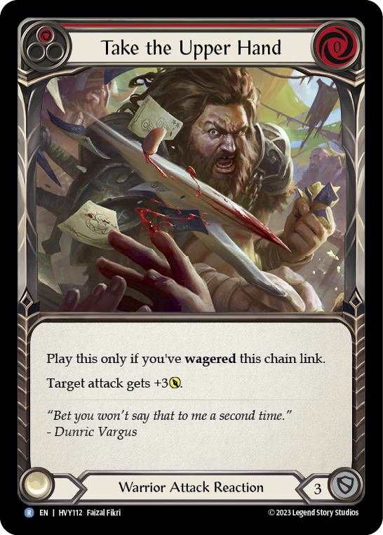 Take the Upper Hand (Red) (HVY112) [Heavy Hitters]