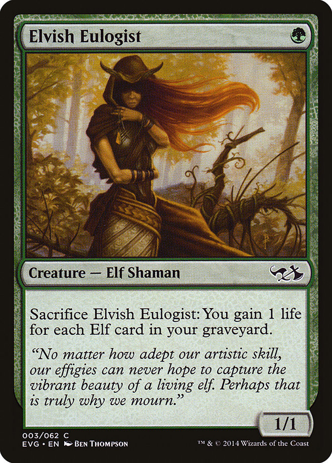 Elvish Eulogist (3) [Duel Decks: Anthology]