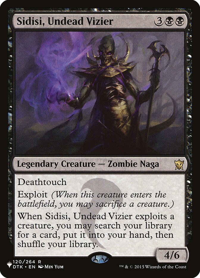 Sidisi, Undead Vizier (120/264) [The List Reprints]
