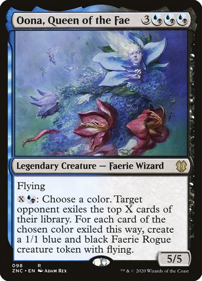 Oona, Queen of the Fae (98) [Commander: Zendikar Rising]
