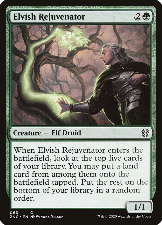 Elvish Rejuvenator (63) [Commander: Zendikar Rising]