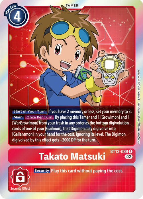 Takato Matsuki [BT12-089] [Across Time]