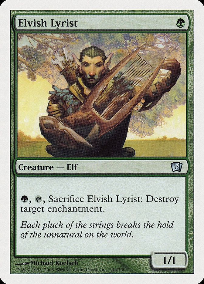 Elvish Lyrist (242) [8th Edition]