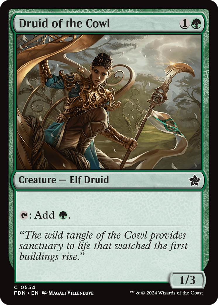 Druid of the Cowl (554) [Foundations]