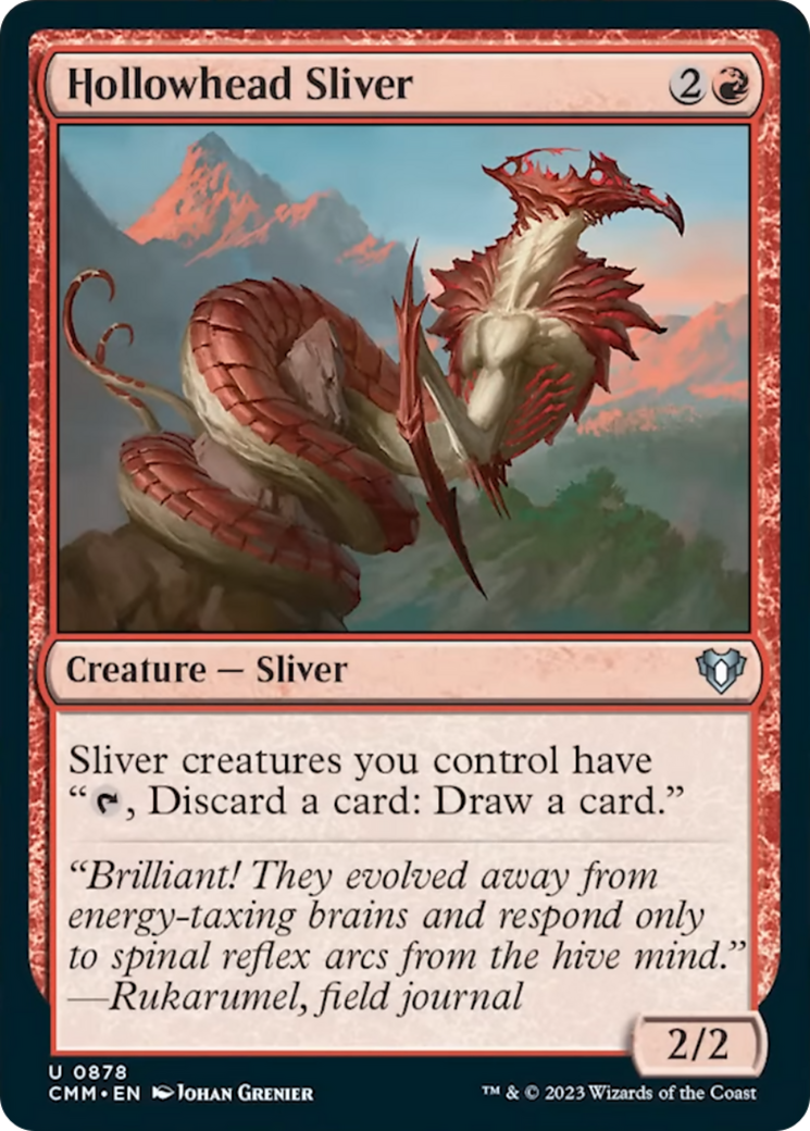 Hollowhead Sliver (878) [Commander Masters]