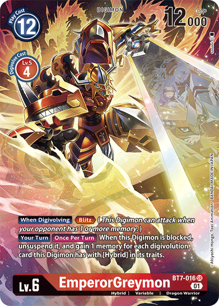 EmperorGreymon (Alternate Art) (BT7-016 SR) [Next Adventure]