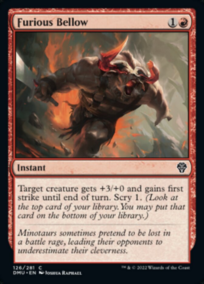 Furious Bellow (126) [Dominaria United]