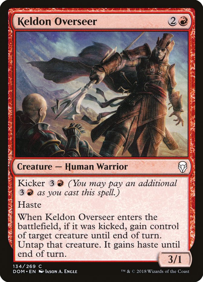Keldon Overseer (134) [Dominaria]
