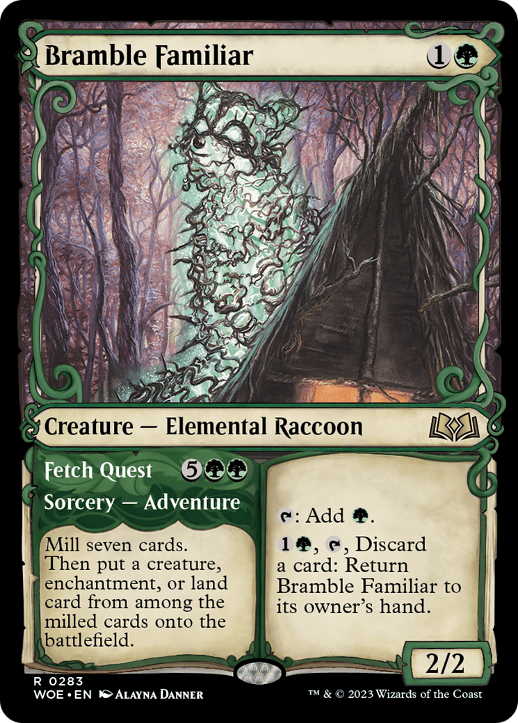 Bramble Familiar (Showcase) (283) [Wilds of Eldraine]