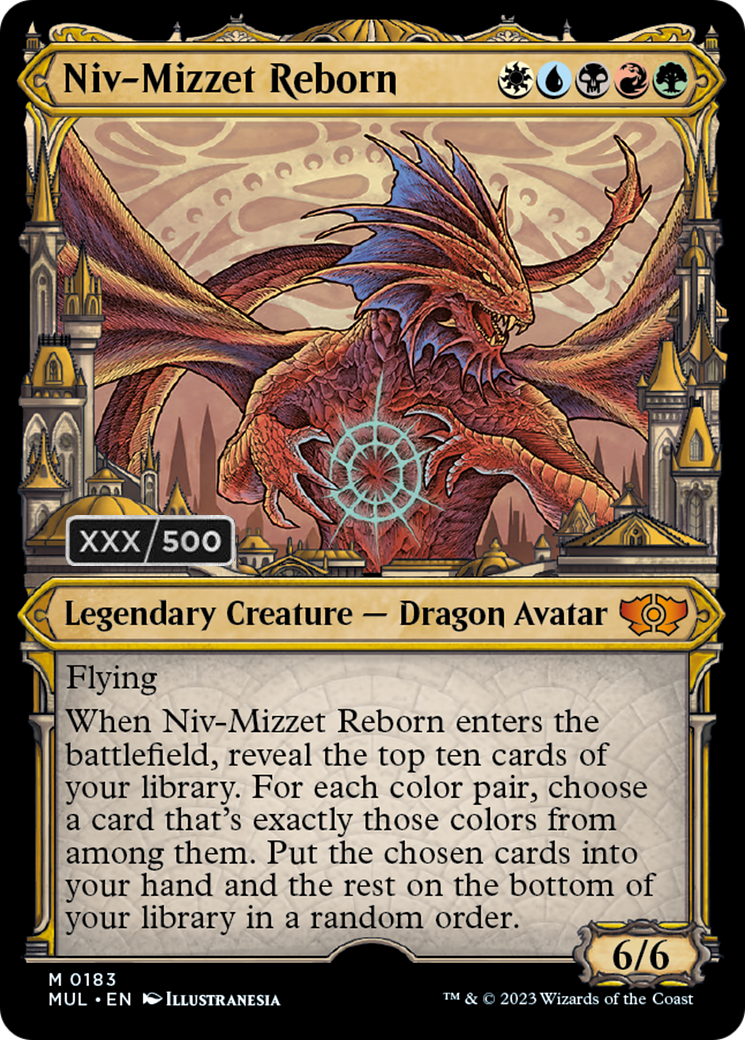 Niv-Mizzet Reborn (Serial Numbered) (183) [March of the Machine: Multiverse Legends]