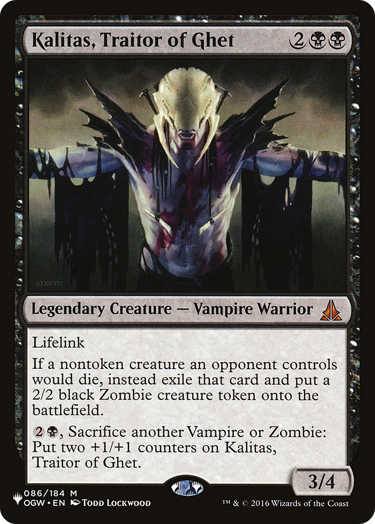 Kalitas, Traitor of Ghet (086/184) [The List Reprints]