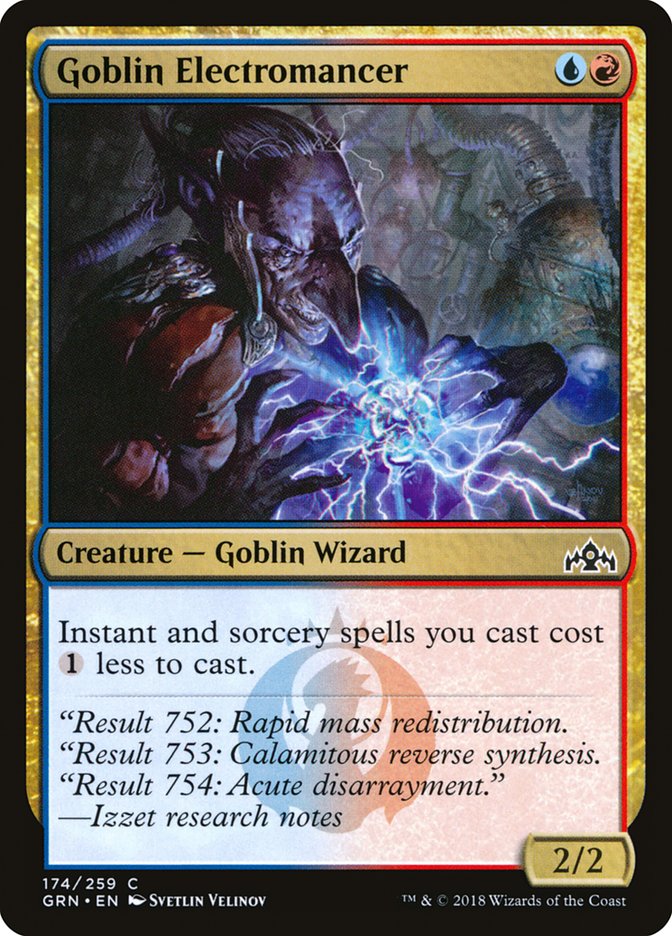 Goblin Electromancer (174) [Guilds of Ravnica]