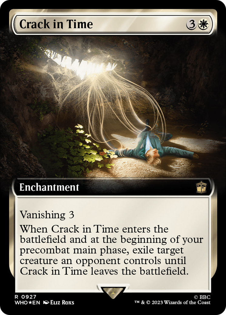Crack in Time (Extended Art) (Surge Foil) (927) [Universes Beyond: Doctor Who]