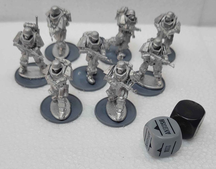 Konflikt '47: Fallschirmjager Falcon Infantry (Preassembled Metal Miniatures)