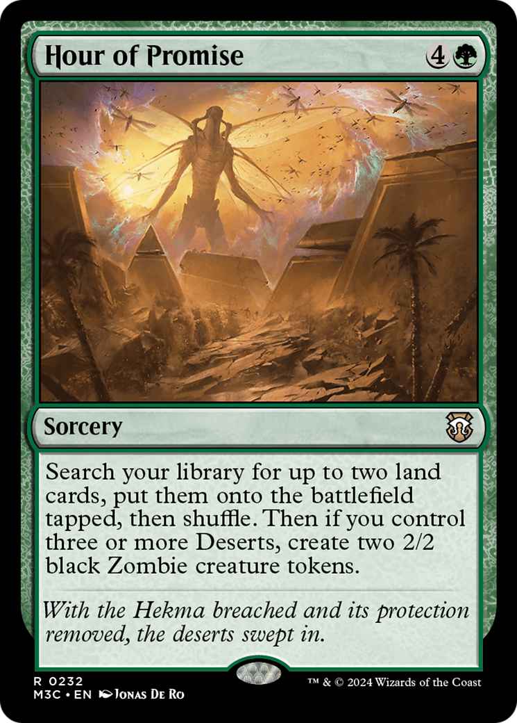 Hour of Promise (Ripple Foil) (232) [Commander: Modern Horizons 3]