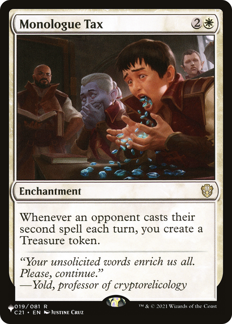 Monologue Tax (019/081) [The List Reprints]