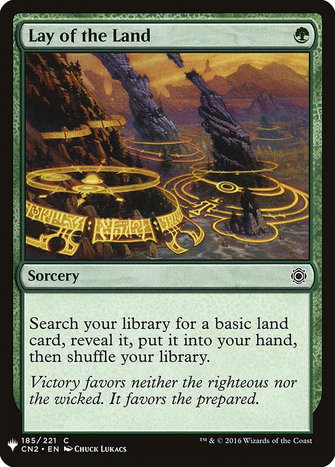 Lay of the Land (185) [The List Reprints]
