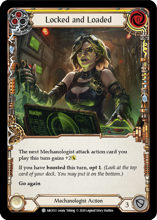 Locked and Loaded (Yellow) (ARC033) [Arcane Rising]