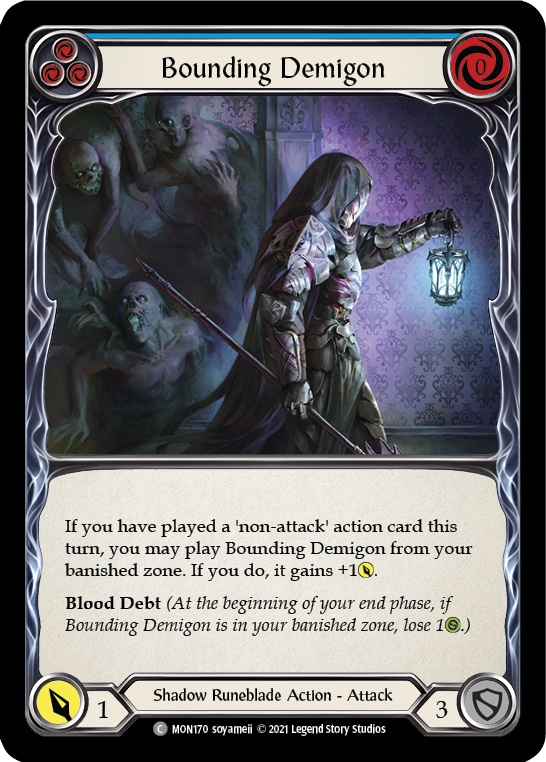 Bounding Demigon (Blue) (MON170) [Monarch]