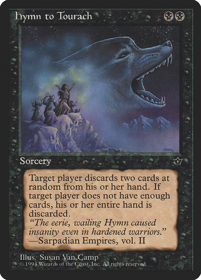 Hymn to Tourach (Van Camp) [Fallen Empires]