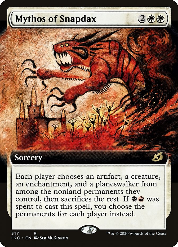 Mythos of Snapdax (Extended Art) (317) [Ikoria: Lair of Behemoths]