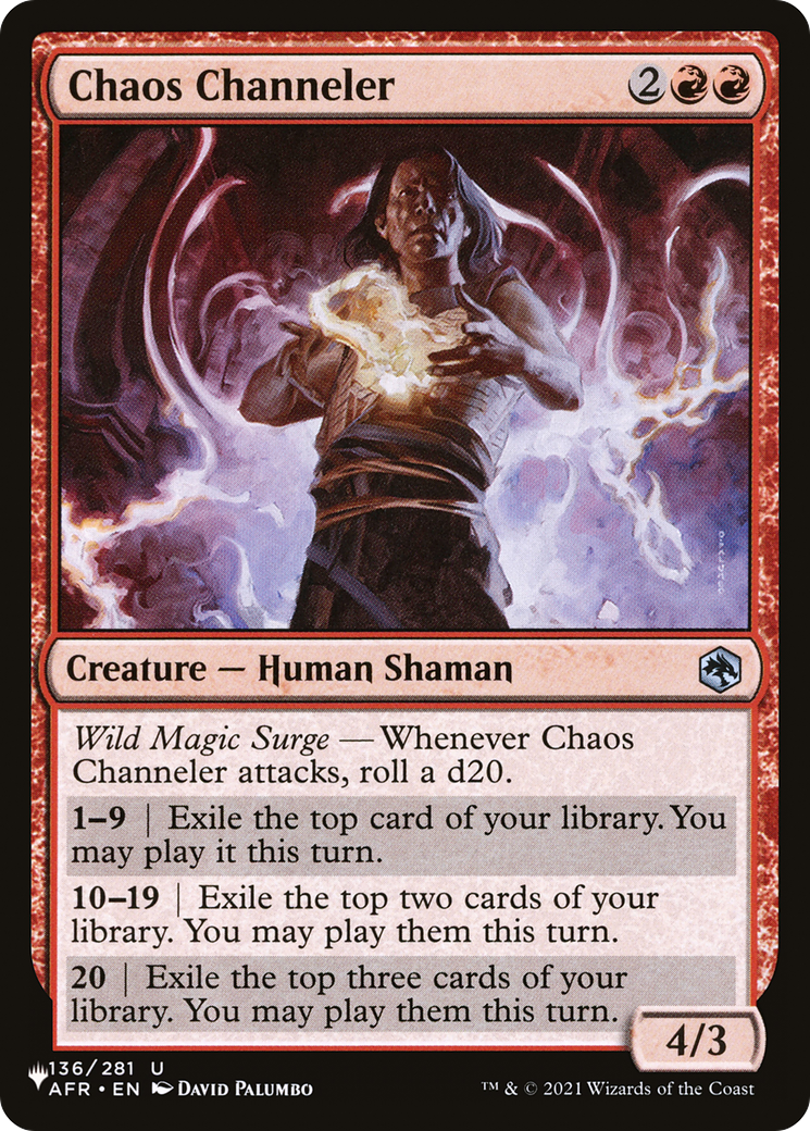 Chaos Channeler (136/281) [The List Reprints]