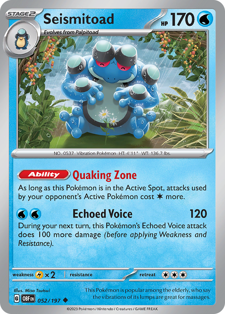 Seismitoad (052/197) [SV03: Obsidian Flames]
