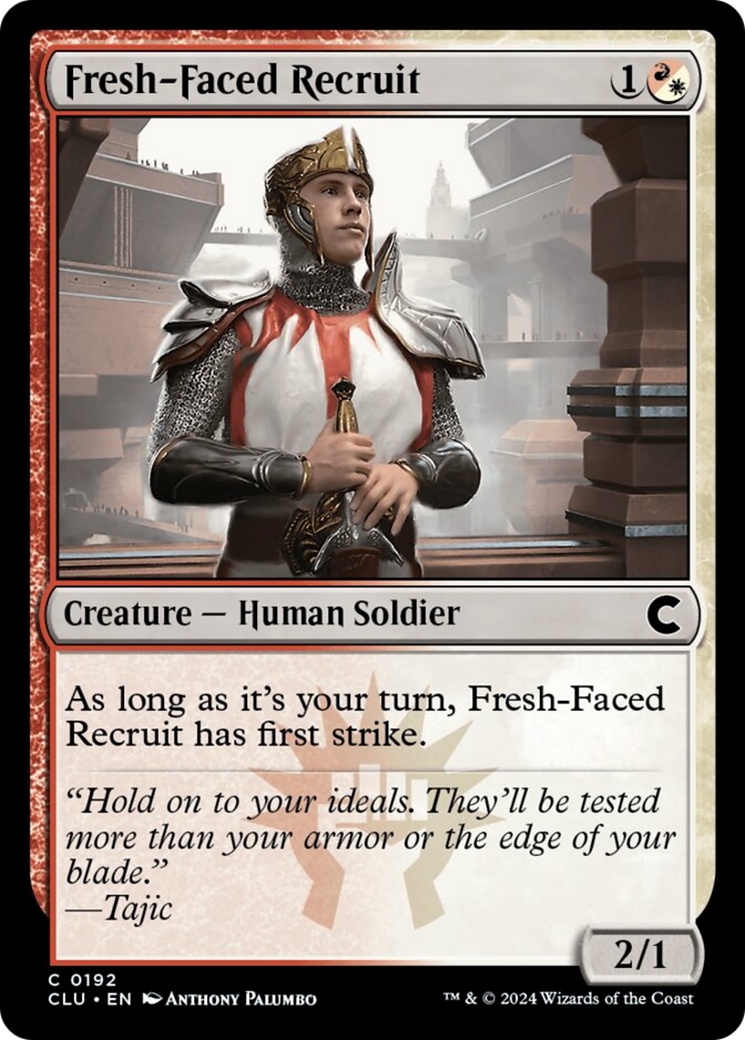 Fresh-Faced Recruit (192) [Ravnica: Clue Edition]