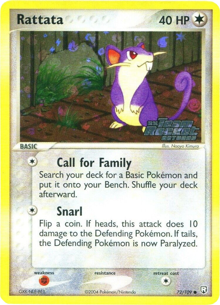 Rattata (72/109) [EX Team Rocket Returns]