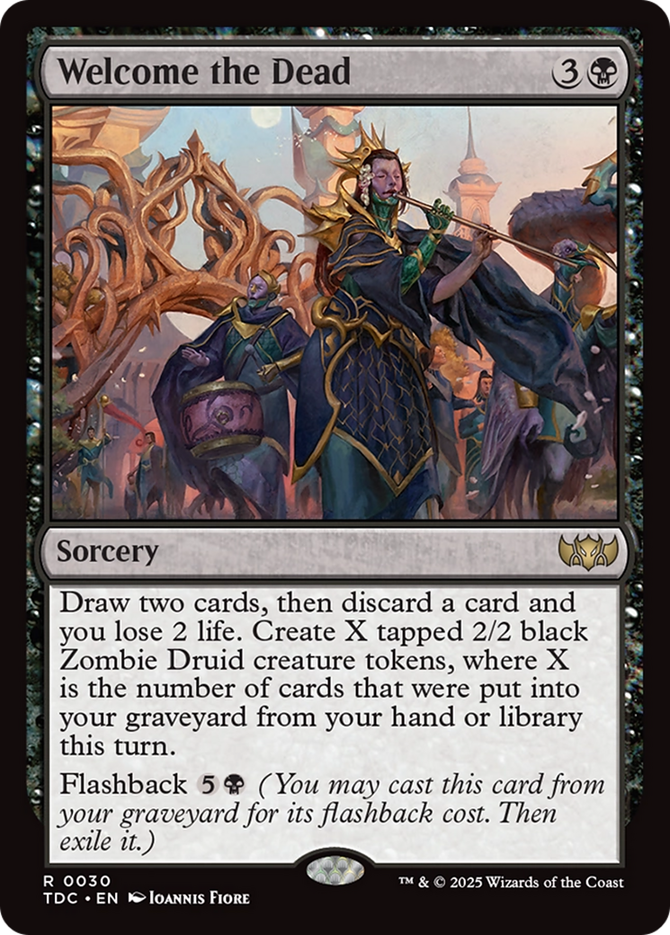 Welcome the Dead (30) [Commander: Tarkir: Dragonstorm]