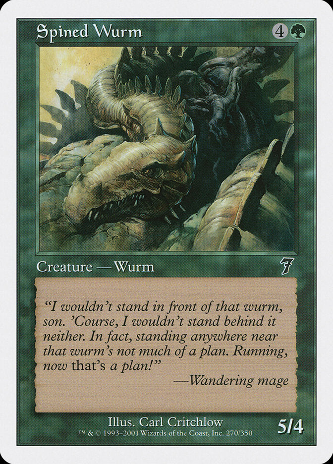 Spined Wurm (270) [7th Edition]