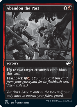 Abandon the Post (127) [Innistrad: Double Feature]