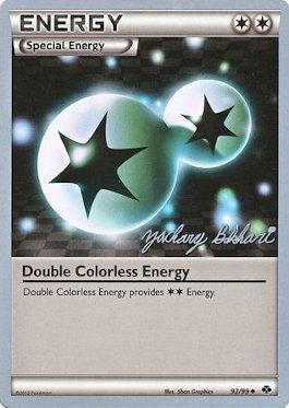 Double Colorless Energy - 2012 (Zachary Bokhari) (92/99) [World Championship Decks]