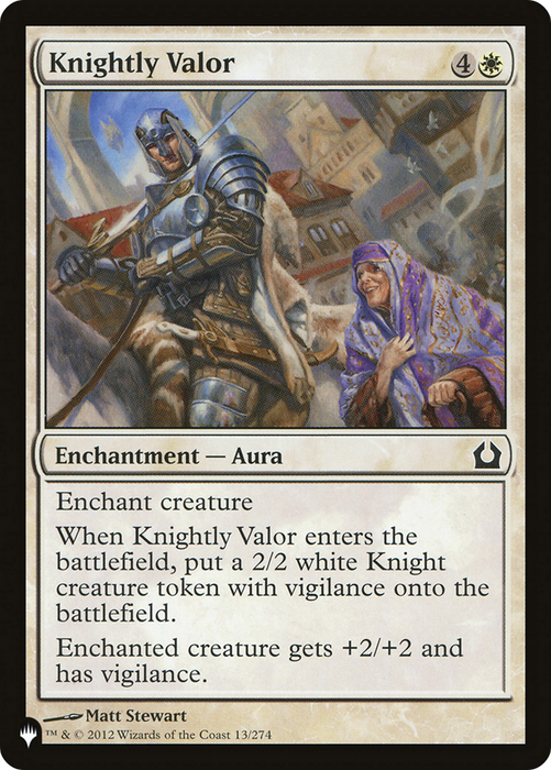 Knightly Valor [The List Reprints]