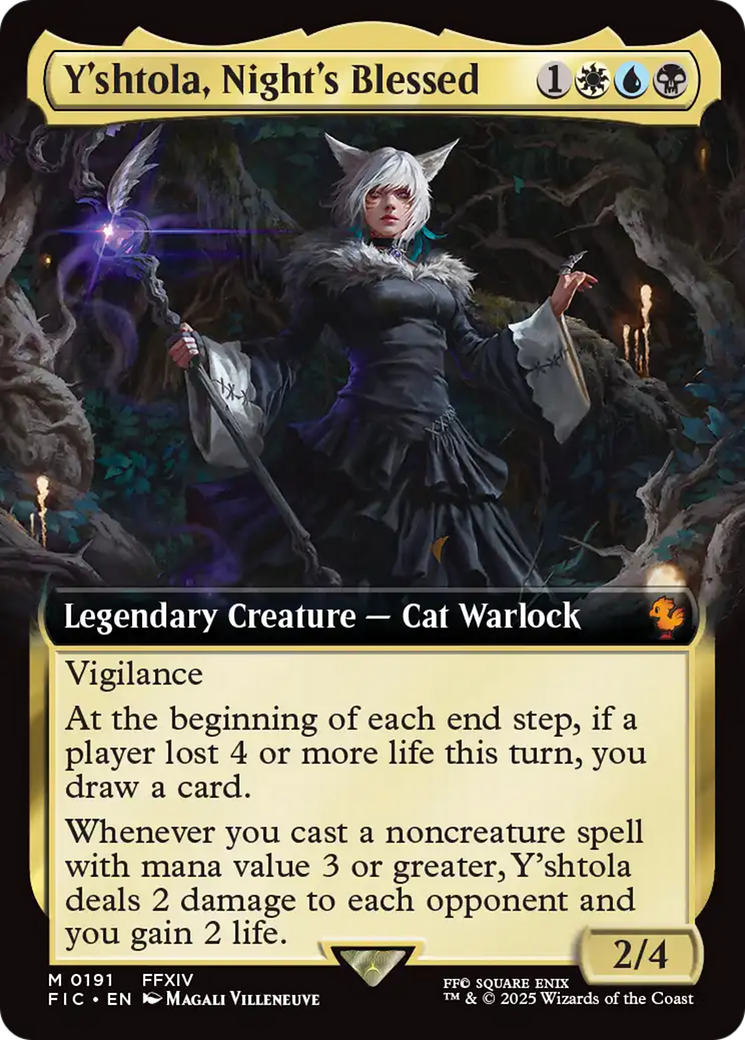 Y'shtola, Night's Blessed (Extended Art) (191) [Commander: FINAL FANTASY]