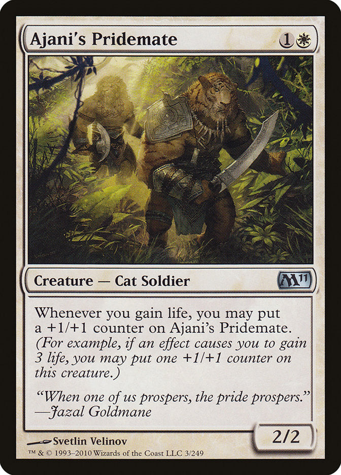 Ajani's Pridemate (3) [Magic 2011 (M11)]