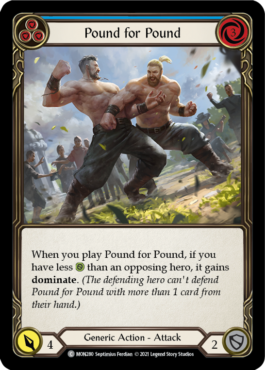 Pound for Pound (Blue) (MON280) [Monarch]