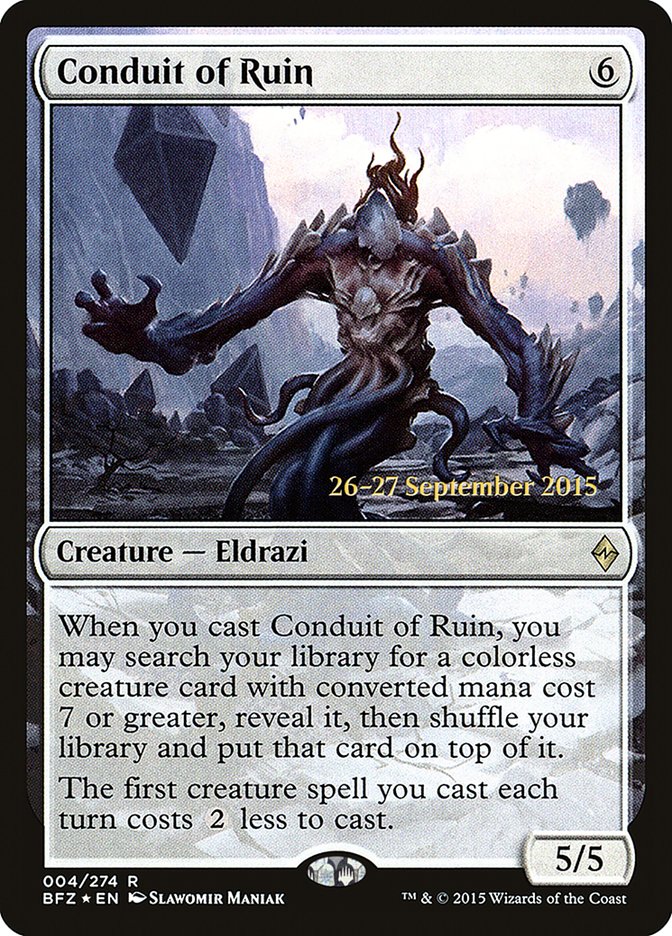 Conduit of Ruin (4) [Prerelease Cards]