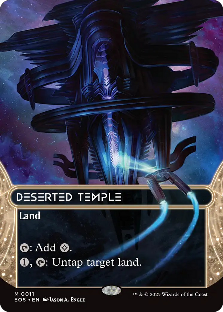 Deserted Temple (0011) (Borderless) (11) [Edge of Eternities: Stellar Sights]