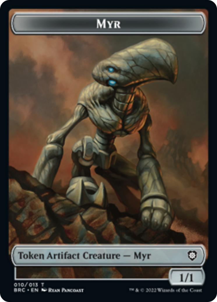 Myr // Servo Double-Sided Token (10 // 13) [Commander: The Brothers' War]