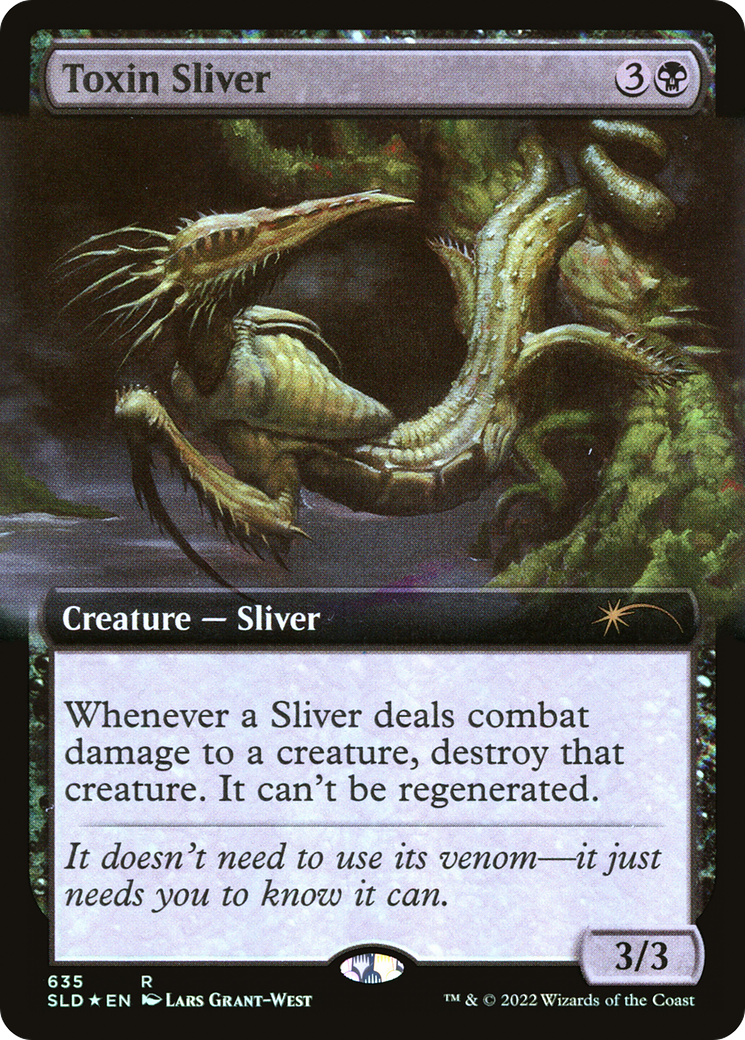 Toxin Sliver (Extended Art) (635) [Secret Lair Drop Series]