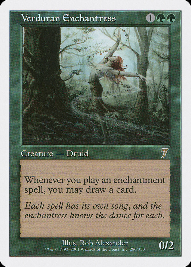 Verduran Enchantress (280) [7th Edition]
