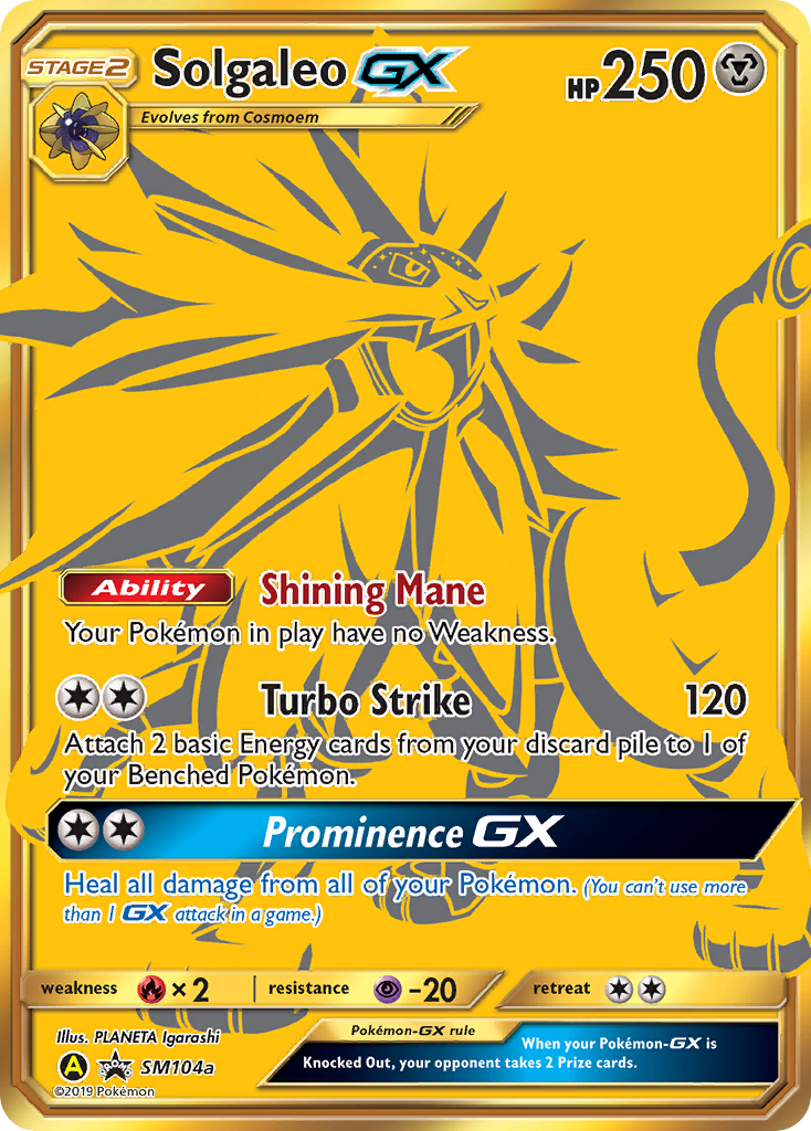 Solgaleo GX - SM104a (SM104a) [SM Promos]