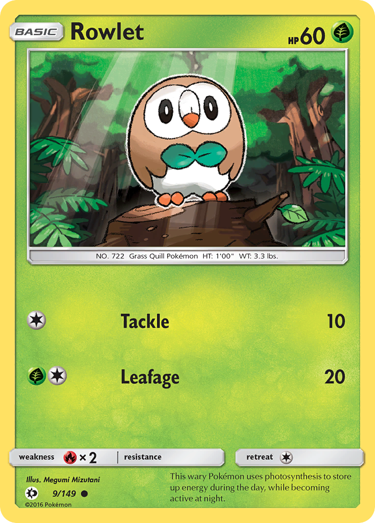 Rowlet (9/149) [SM Base Set]