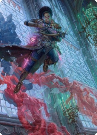 Kaya, Geist Hunter Art Card (3) [Art Series: Innistrad: Crimson Vow]