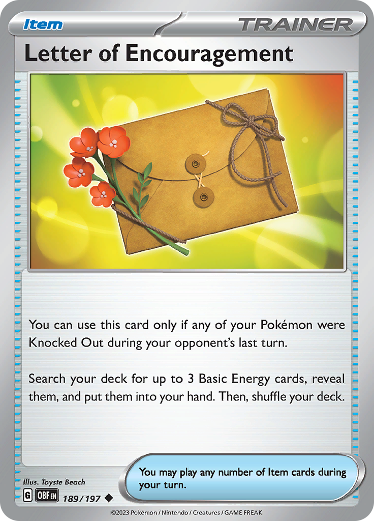 Letter of Encouragement (189/197) [SV03: Obsidian Flames]