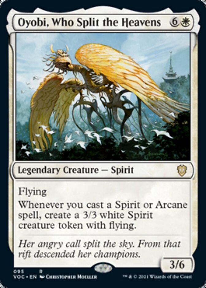 Oyobi, Who Split the Heavens (95) [Commander: Innistrad: Crimson Vow]