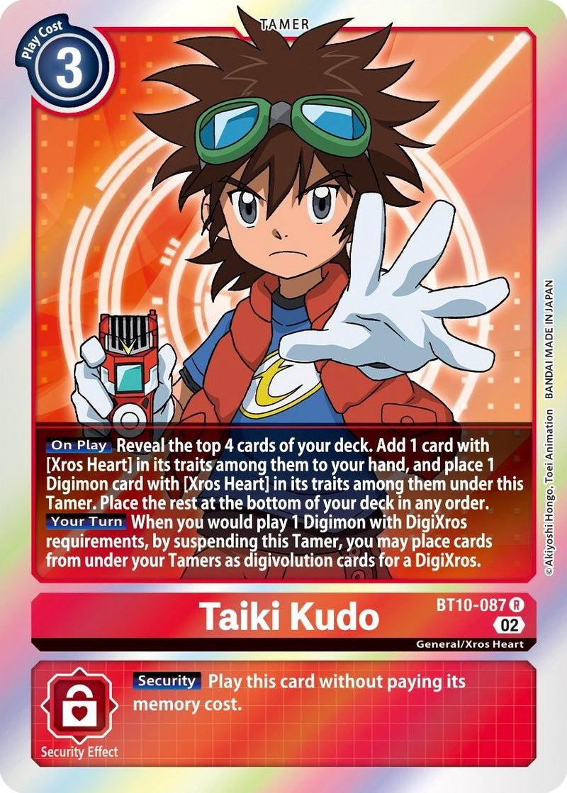 Taiki Kudo (BT10-087 R) [Xros Encounter]