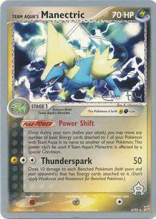 Team Aqua's Manectric - 2004 (Chris Fulop) (4/95) [World Championship Decks]