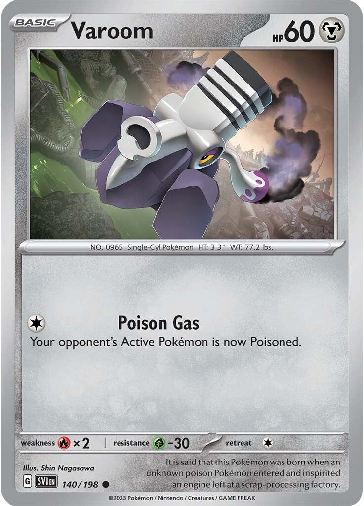 Varoom (140/198) [SV01: Scarlet & Violet Base Set]